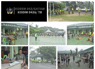Kodim 0426/TB, Tes Kesegaran Jasmani Periodik I TA. 2025, Guna Mengetahui Kemampuan Prajurit