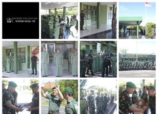 Wah!! Kodim 0426 TB, Gelar Tradisi Korps Raport Pindah Satuan Dan Purna Tugas