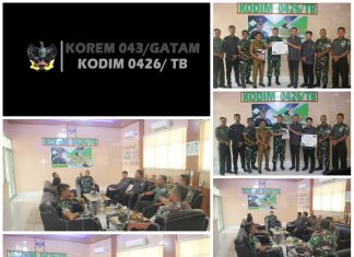 Dandim 0426 TB, Terima Audensi Dari Bawaslu Tuba