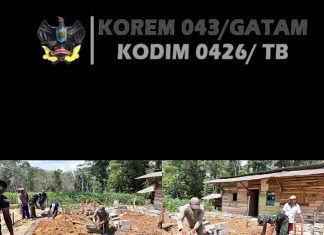 Sinergitas tanpa batas, TNI dan warga bangun pondasi RTLH di Kampung Moris Jaya