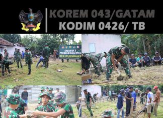 Sasaran 3 Pembangunan RTLH di Kampung Agung Dalam, Satgas TMMD ke-125 Lanjutkan Pekerjaan Bersama Warga