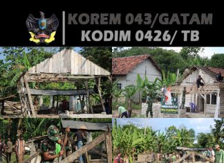 Satgas TMMD ke-125 Mulai Bongkar Rumah RTLH di Kampung Moris Jaya