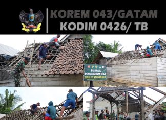 Satgas TMMD ke-125 Mulai Bongkar Rumah RTLH di Kampung Moris Jaya