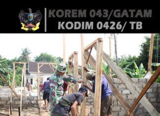 Pemasangan Kusen Rumah Dimulai, Struktur RTLH Semakin Lengkap