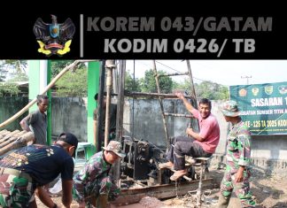 TMMD Dukung Program Unggulan KSAD Melalui Pembuatan Sumur Bor di Moris Jaya