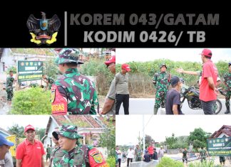 Dansatgas Kodim 0426/TB PadaTMMD ke-125 Kunjungi Titik Air Sasaran 5 di Kampung Moris Jaya