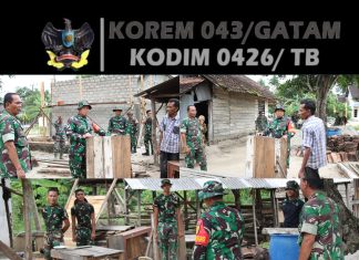 Satgas TMMD Kodim 0426/Tulang Bawang Lanjutkan Pembangunan RTLH Sasaran 1 di Kampung Moris Jaya