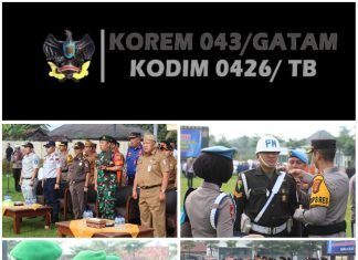 Dandim 0426/TB Hadiri Apel Gelar Pasukan Operasi Patuh Krakatau 2025 di Polres Tuba
