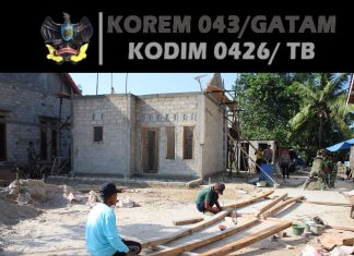 TMMD ke-125: Persiapan Kayu Kerangka Atap RTLH Sasaran 2 di Kampung Moris Jaya Dimulai