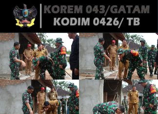 Tim Wasev TMMD ke-125 Kodim 0426/TB Tinjau Hasil Pembuatan Sumur Bor di Kampung Moris Jaya