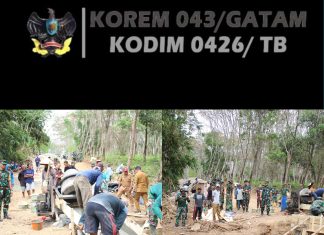 Bukan Hanya Jembatan, Tim Wasev Awasi Kualitas Gorong-Gorong TMMD ke-125 Kodim 0426