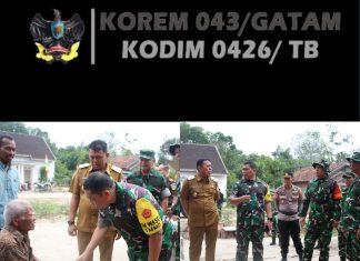 Tim Wasev TMMD ke-125 Pantau Langsung Progres RTLH di Moris Jaya