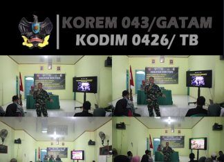 TMMD ke-125 Kodim 0426/Tulang Bawang Gelar Penyuluhan Wawasan Kebangsaan