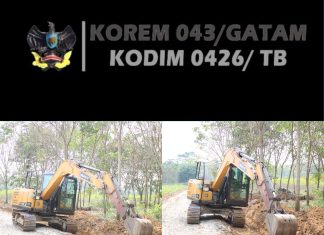 Pembuatan Drainase Jalan Sepanjang 1.300 Meter di Kampung Moris Jaya Masih Berlangsung