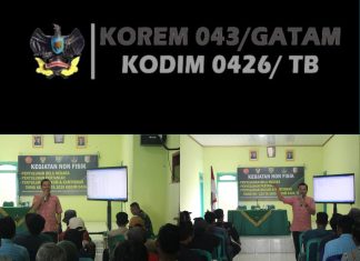 TMMD ke-125 Kodim 0426/Tulang Bawang Gelar Penyuluhan Pertanian Bersama Dinas Terkait
