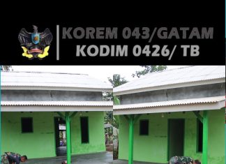 Pengacian Dinding RTLH Sasaran 1 TMMD ke-125 Hampir Rampung, Warga Moris Jaya Antusias