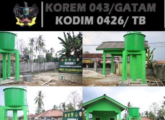 TMMD ke-125 Kodim 0426/Tulang Bawang Tuntaskan Pembangunan Sumber Air Bersih di Sasaran 1 Kampung Moris Jaya