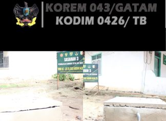 TMMD ke-125 Kodim 0426/Tulang Bawang Rampungkan Pembangunan Sumur Air Bersih Sasaran 3 di Moris Jaya