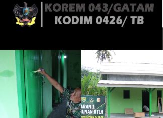 Pintu Baru Dicet, Wajah RTLH Sasaran 1 di Moris Jaya Kian Menarik