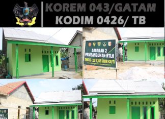 RTLH Sasaran 2 TMMD ke-125 di Kampung Moris Jaya Rampung 100%