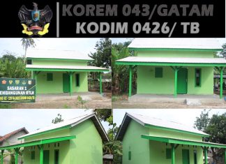 RTLH Sasaran 1 TMMD ke-125 di Kampung Moris Jaya Selesai 100%