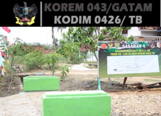 TMMD 125 Kodim 0426 Rampungkan 100 Persen Rehab Jembatan Sasaran 4