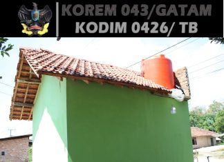 MCK Sasaran TMMD 125 Kodim 0426 di Moris Jaya Rampung 100 Persen