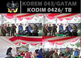 TMMD 125 Kodim 0426/Tulang Bawang Hadirkan Pelayanan Dukcapil untuk Masyarakat
