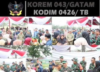 TMMD 125 Kodim 0426/Tulang Bawang Hadirkan Gerakan Pangan Murah untuk Ringankan Beban Warga