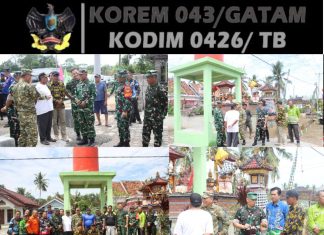 Sumur Bor Hasil TMMD 125 Kodim 0426/TB Resmi Diserahkan untuk Warga