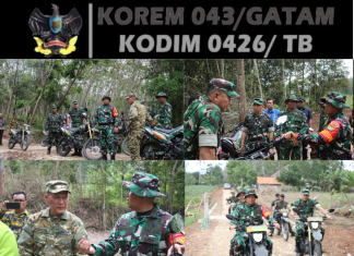 Hasil TMMD 125 Kodim 0426/TB: Jalan 1.300 Meter dan Jembatan Titik B Resmi Ditinjau