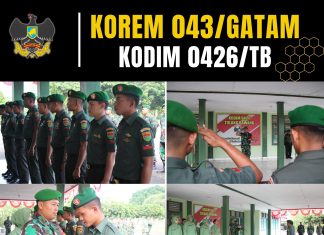 Dandim 0426/Tulang Bawang Lepas Sebelas Personel Pindah Satuan