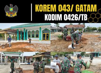 Koramil 426-04 Banjar Agung Gelar Bakti Sosial Sambut HUT Ke-80 TNI