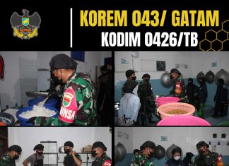 *Jajaran Kodim 0426 TB, Terjun Langsung Jaga Kualitas MBG di Kab. Tuba Lakukan Pengawasan Ketat Dan Membantu Memasak*