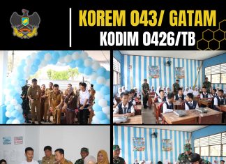 *Danramil 426-02 MGL Hadiri Launching Dapur Makan Bergizi Gratis Dan Awasi Penyaluran Ke Anak Sekolah