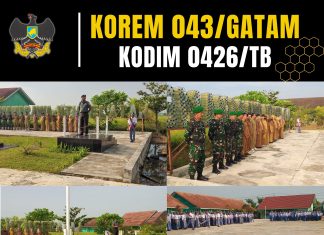 Danramil 426-03 Rawajitu Pimpin Upacara di SMAN 01 Rawajitu Selatan, Ajak Pelajar Jauhi Narkoba