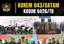 Dandim 0426/TB Hadiri Acara Pengarahan Bupati Tulang Bawang kepada Babinsa dan Bhabinkamtibmas