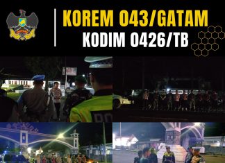 Patroli Skala Besar TNI-Polri Ciptakan Rasa Aman Bagi Masyarakat Tulang Bawang
