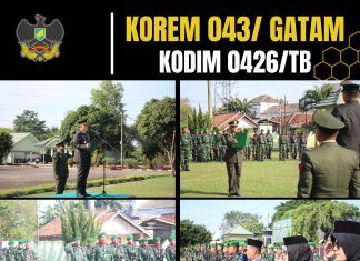 *Letkol Delvy Pimpin Upacara Peringatan Hari Kesaktian Pancasila di Kodim 0426 Tuba*