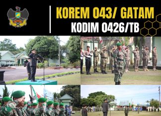 Kodim 0426/Tulang Bawang Gelar Upacara HUT TNI ke-80 Tahun 2025