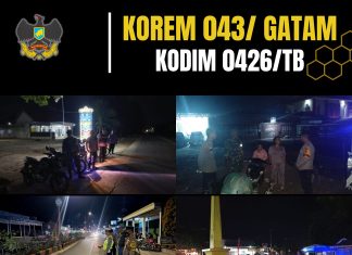 Kapten Yusuf Pimpin Patroli Gabungan TNI-Polri di Banjar Agung untuk Cegah Balap Liar dan Gangguan Kamtibmas