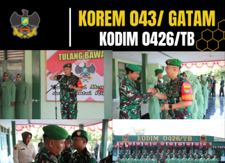 *17 Prajurit Kodim 0426, TB Naik Pangkat, Dandim Pimpin Upacara Korps Raport*
