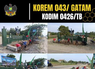 Danramil 426-05/PA Terjun Langsung Bersama Warga Bersihkan Jalan dan Bangun Talud