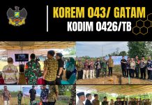 Letkol Delvy Marico Dandim 0426 TB, Hadiri Peletakan Batu Pertama Pembangunan Koperasi Merah Putih di Tulang Bawang