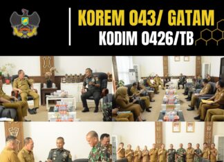 Letkol Syurya Dharma Dandim 0426 TB, Hadiri Audiensi Bersama Bupati Tuba