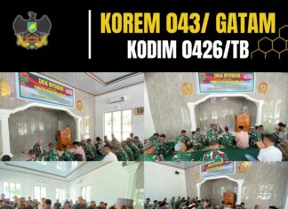 Kodim 0426/Tulang Bawang Gelar Doa Syukur Peringati Hari Pahlawan Tahun 2025