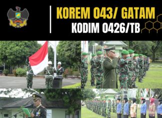 Letkol Inf Syurya Dharma Pimpin Upacara Hari Pahlawan di Kodim 0426 TB