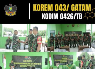 Mayor Inf Arif Affuan Tutup Kegiatan Pendayagunaan Koramil Model TA 2025 di Kab Mesuji