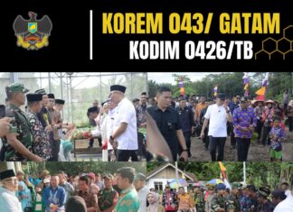 Dandim 0426/TB Dampingi Kunjungan Kerja Gubernur Lampung ke Tulang Bawang dan Mesuji