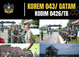 Kasdam XXI/RI, Brigjen TNI Andrian Susanto Silaturahmi ke Kodim 0426 TB, di Lanjutkan Peninjauan Lahan KDKMP dan Batalyon Teritorial Pertanian
